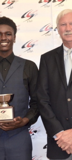 Student Athlete, Kurt Powder, Boys__ Outdoor Track, Oscar Smith HS w_CSC Pres Glenn Hampton