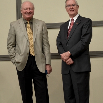 Dr Glenn Fritz and Louis Tayon