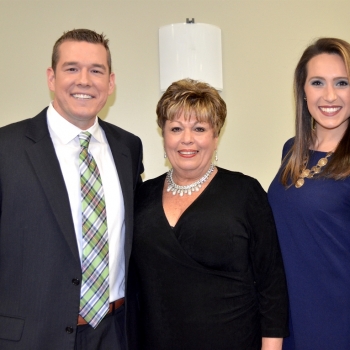 Adam Winkler CSC President Carolyn Bernard & Rachel Cardin