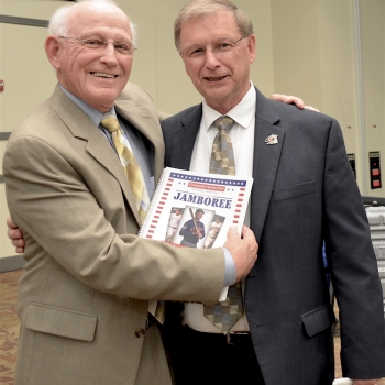 Bobby Clifton with Phil Johnson - The CSC 2016 Member of the Year