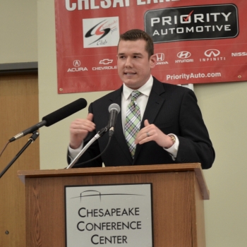Adam Winkler WTKR Introducing Keynote Speaker