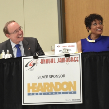 Mayor Krasnoff and Barbara Ciara Enjoying The Jamboree