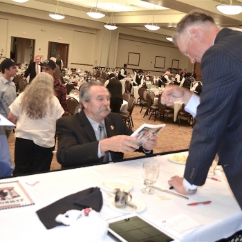 Michael Cuddyer Signing A Program for Frank Ziegenfuss