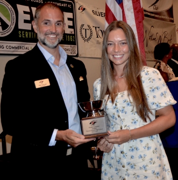 Student Athlete, Maddie Lemaster, Softball, Western Branch HS wCSC Pres Will Driscoll