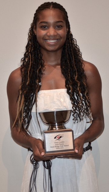 Student Athlete, Chase London, Girls Tennis, Great Bridge HS