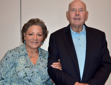 Speaker June 2025 Bill Holt w_Wife Jean Holt