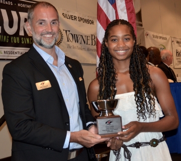 Student Athlete, Chase London, Girls Tennis, Great Bridge HS wWill Driscoll, CSC President