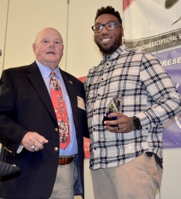 Phillip Sims, Head Football Coach, Prin Anne HS wMartin Oliver