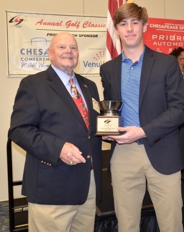 Student Athlete, Trey Marrion wMartin Oliver, CSC Pres