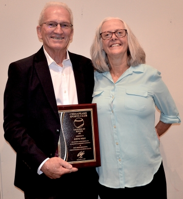 Steve West, CSC Legends of Honor Recipient wWife Carolyn