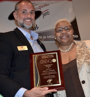 Legends of Honor Sonya Elliott wWill Driscoll, CSC President