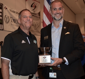 Student Athlete, James Jensen, Boys Tennis, Hickory HS Award Accepted by Pat Troia Athletic Dir Hickory