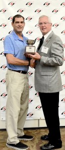 Conner Eason (Father Accepting Award) Baseball, Hickory