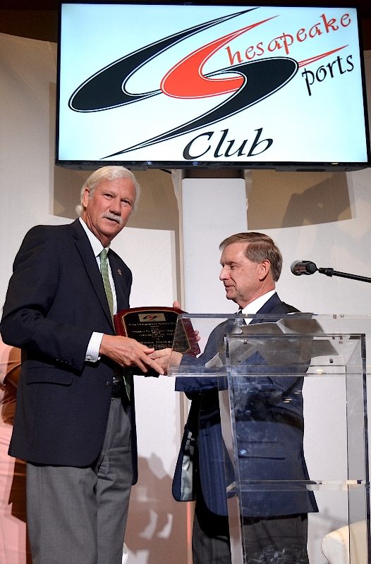 thumb - Glenn Hampton Receiving Member of The Year Award from Phil Johnson