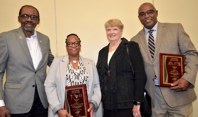 Legends of Honor Recipient Antionette Hill Burton & Michael Hill w_Ken Easley & Andrea Lassiter