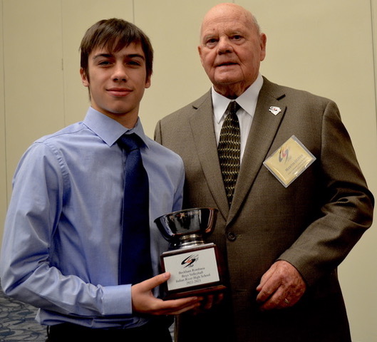 Student Athlete Beckham Rombaoa, w_Martin Oliver, CSC Pres