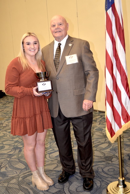 Student Athlete Emily Murphy & Martin Oliver, CSC Pres