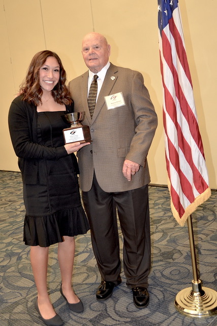 Student Athlete Madeleine Hanes & CSC Pres Martin Oliver