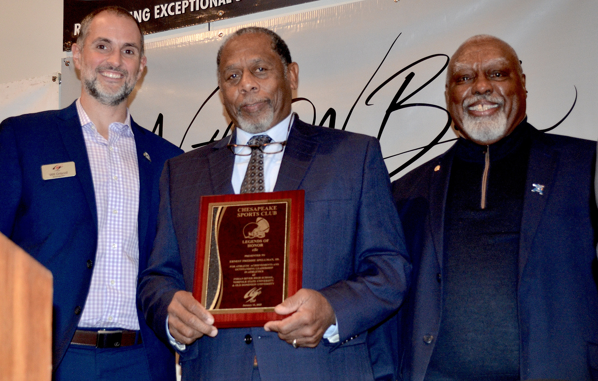 Legend Of Honor, Ernest Freddie Spellman, Sr wWill Driscoll & Melvin Queen